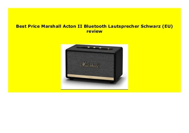 marshall lautsprecher acton