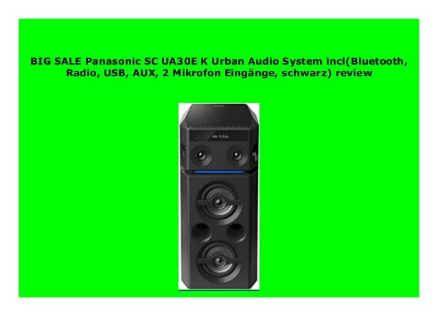 panasonic urban audio system