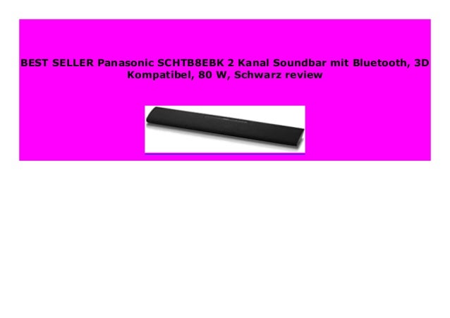 panasonic schtb8ebk