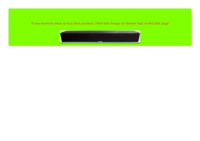 tv soundbar sb100