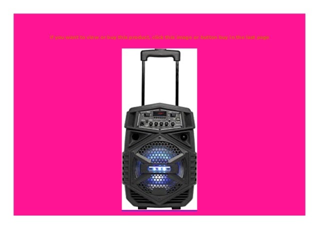 denver bluetooth trolley speaker tsp 110