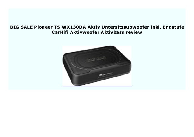 best buy pioneer subwoofer