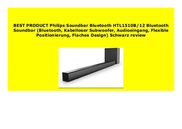 soundbar philips htl1510b