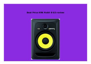 krk rokit 8 g3 price