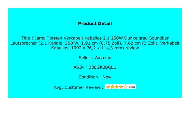 jamo torsten soundbar