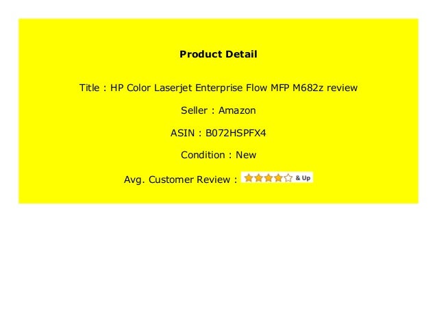 laserjet enterprise m682z