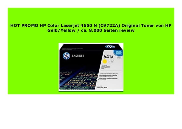 hp color laserjet 4650