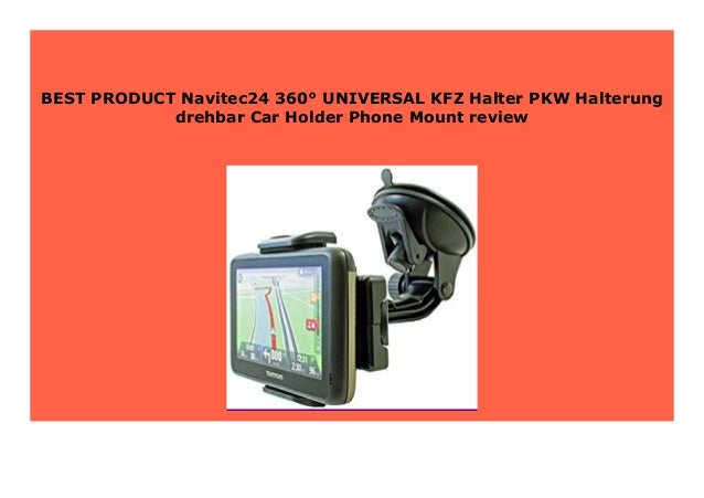Navitec24 360/° UNIVERSAL KFZ-Halter PKW Halterung drehbar Car-Holder Phone-Mount