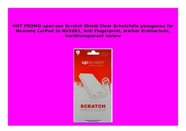Hot Promo Upscreen Scratch Shield Clear Schutzfolie Passgenau F R New