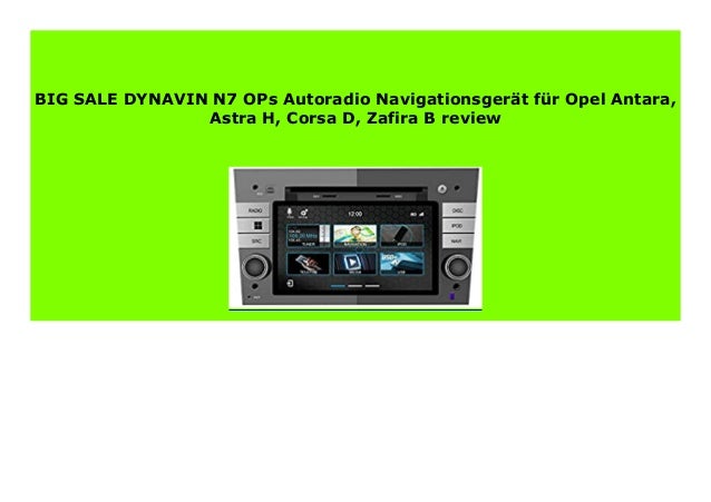 New Dynavin N7 Ops Autoradio Navigationsger T F R Opel Antara Astra