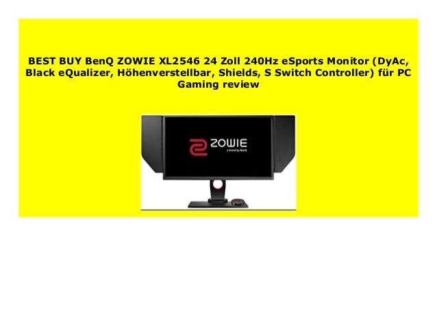 Sell Benq Zowie Xl2546 24 Zoll 240hz Esports Monitor Dyac Black E