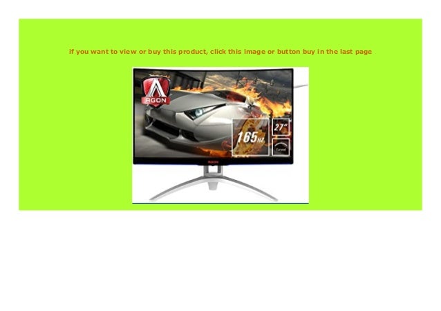 Hot Promo Aoc Gaming Agon Ag272fcx6 68 Cm 27 Zoll Curved Monitor H Hot Promo Aoc Gaming Agon Ag272fcx6 68 Cm 27 Zoll Curved Monitor H