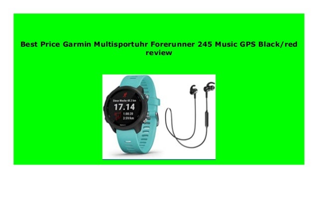 garmin 245 red