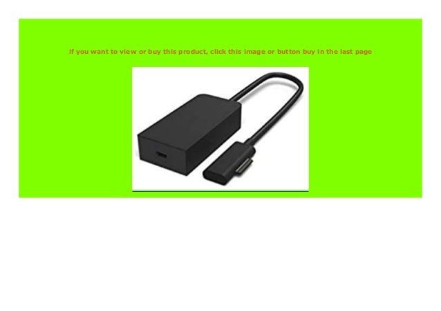 Hot Sale Microsoft Surface Connect Usb C Adapter Commercial Review 319