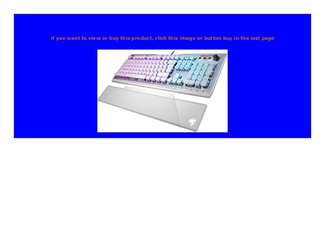 New Roccat Vulcan 122 Mechanische Gaming Tastatur Aimo Led Einzelt
