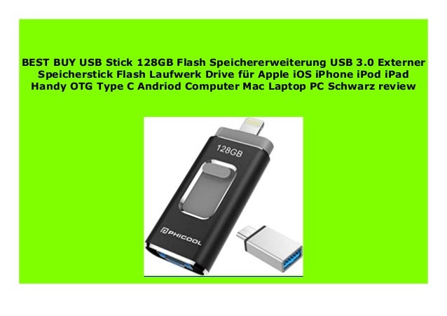 Best Buy Usb Stick 128gb Flash Speichererweiterung Usb 3 0 Externer S