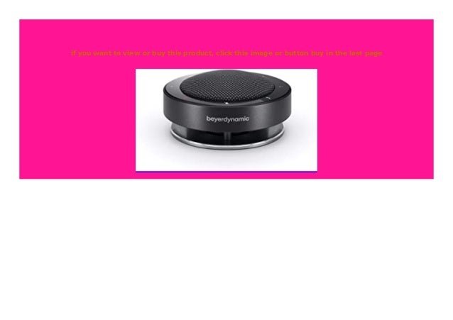 beyerdynamic phonum wireless bluetooth speakerphone