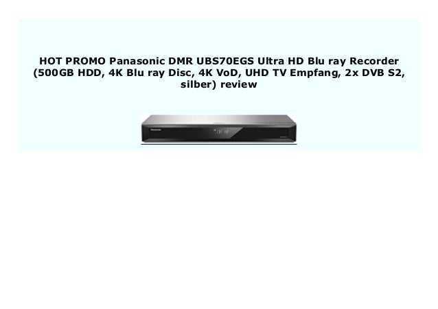 Best Buy Panasonic Dmr Ubs70egs Ultra Hd Blu Ray Recorder 500gb Hdd