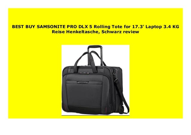 samsonite pro dlx 4 rolling tote