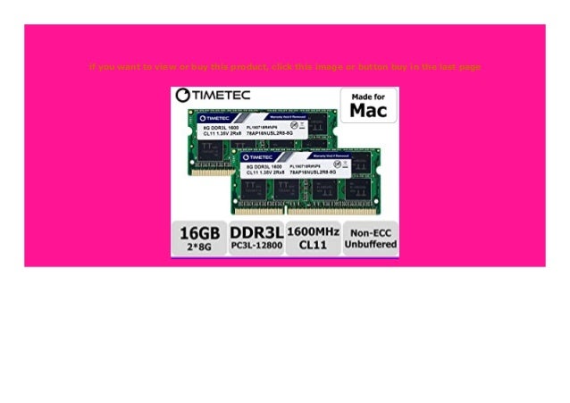 Best Price Timetec Hynix Ic 16gb Kit 2x8gb Ddrmhz Pc3 So