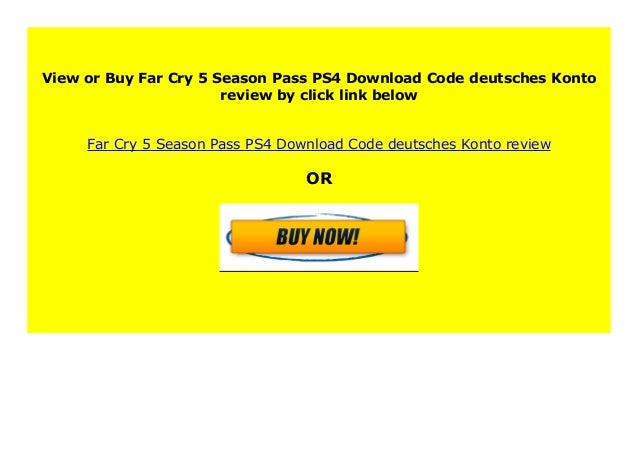 far cry 5 discount code ps4