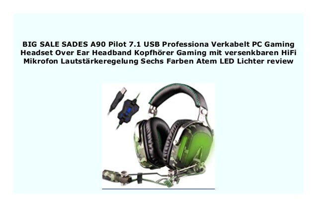 pilot gaming headset