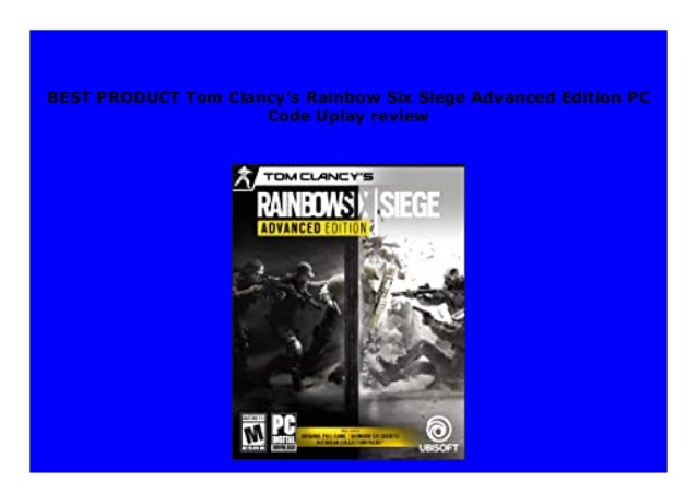 Sell Tom Clancy S Rainbow Six Siege Advanced Edition Pc Code Upl
