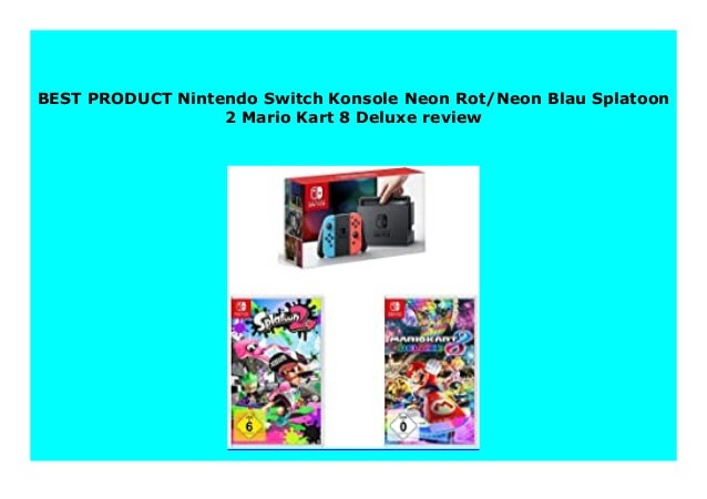 Nintendo switch mario kart 8 bundle
