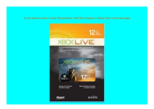 xbox live gold abonnement