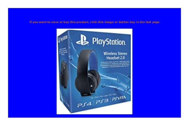 playstation headset 2.0