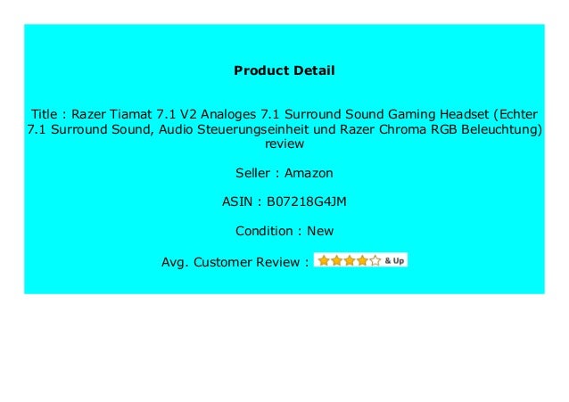 razer tiamat 7.1 v2 amazon