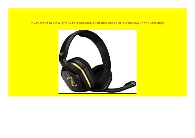 New Astro Gaming The Legend Of Zelda Breath Of The Wild A10 Headset New Astro Gaming The Legend Of Zelda Breath Of The Wild A10 Headset