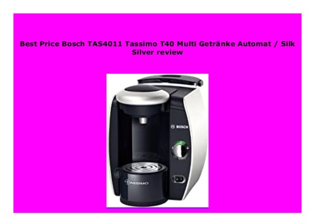 Sell Bosch Tas4011 Tassimo T40 Multi Getr Nke Automat Silk