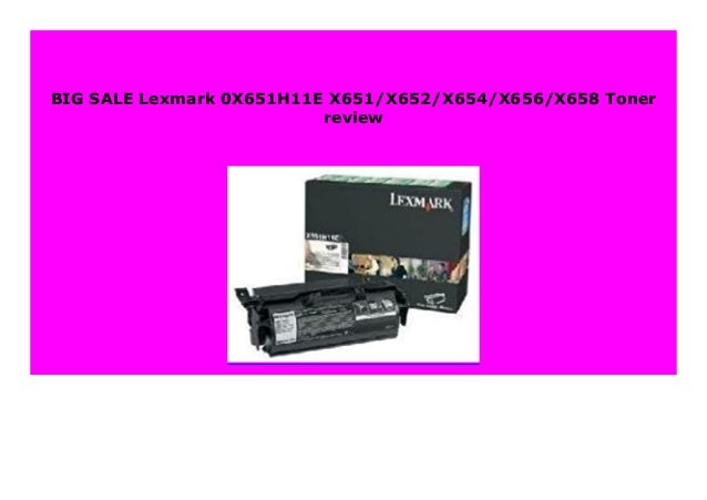 lexmark x658