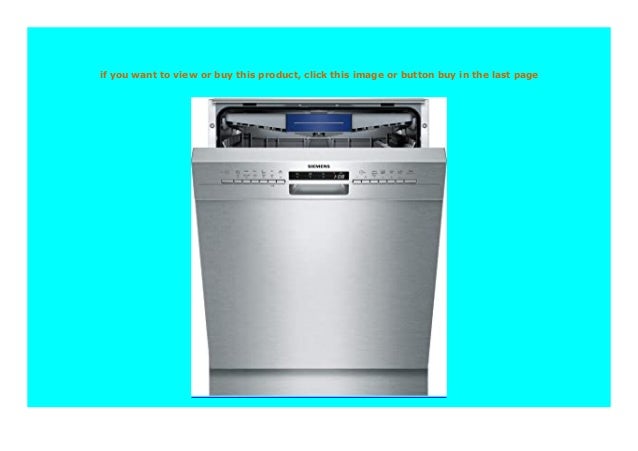 siemens iq700 dishwasher review