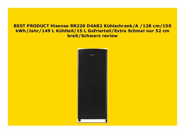 Sell Hisense Rr220 D4ab2 K Hlschrank A 128 Cm 150 Kwh Jahr 149