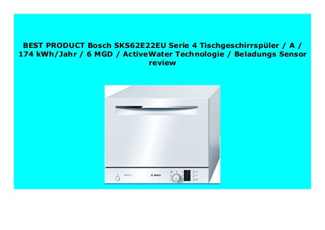 bosch sks62e22eu review