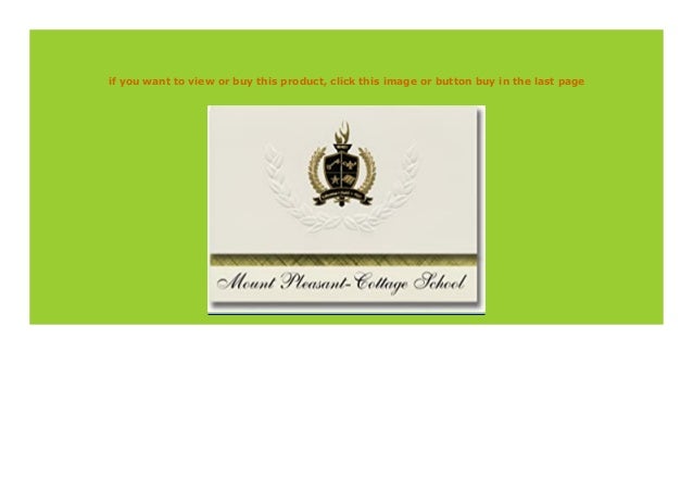 Big Sale Signature Announcements Mount Pleasant Cottage School Pleas