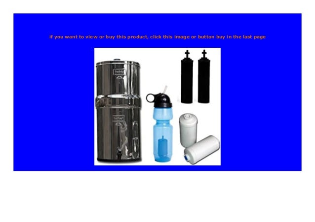 Berkey water filter canada coupon code