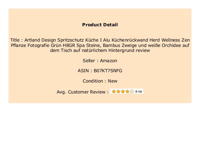 Sell Artland Design Spritzschutz K Che I Alu K Chenr Ckwand Herd Well