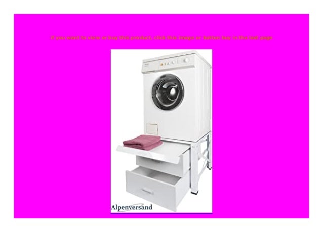 Sell Untergestell F R Waschmaschine Extra Hoch Mit 2 Schubladen Und A