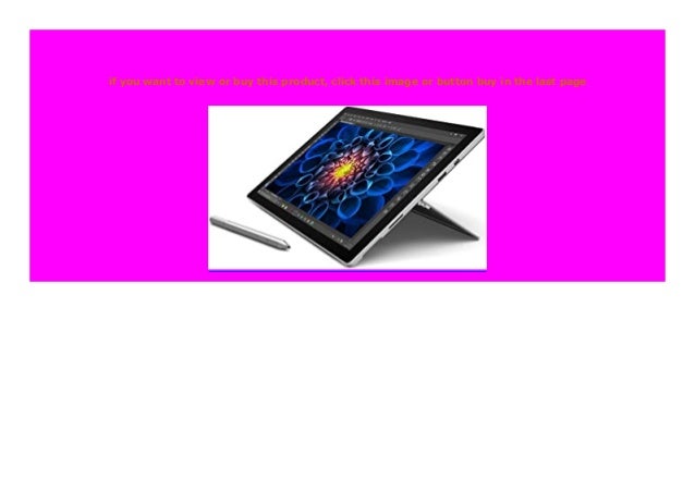 Best Seller Microsoft Surface Pro 4 31 24 Cm 12 3 Zoll Tablet Pc I