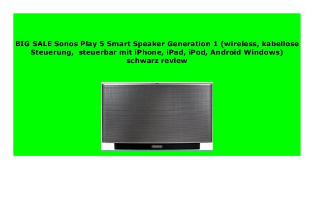sonos play 5 gen 1 wifi