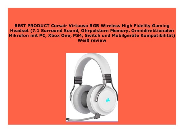 Sell Corsair Virtuoso Rgb Wireless High Fidelity Gaming Headset 7 1
