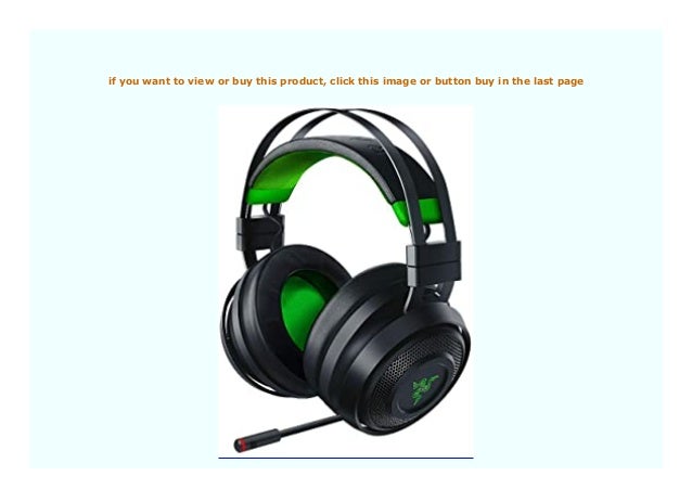 Best Buy Razer Nari Ultimate Gaming Headset F R Xbox One Mit Razer Hy