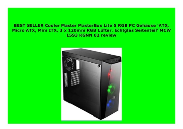 Best Seller Cooler Master Masterbox Lite 5 Rgb Pc Geh Use Atx Micro Best Seller Cooler Master Masterbox Lite 5 Rgb Pc Geh Use Atx Micro