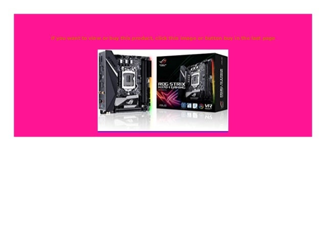 Best Price Asus Rog Strix H370 I Gaming Mainboard Sockel 1151 Mini I Best Price Asus Rog Strix H370 I Gaming Mainboard Sockel 1151 Mini I