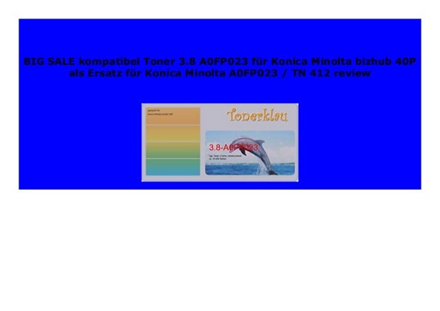Best Price Kompatibel Toner 3 8 A0fp023 F R Konica Minolta Bizhub 40