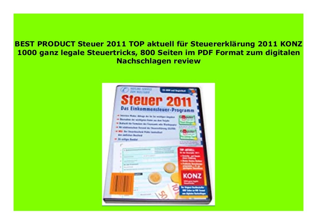NEW Steuer 2011 TOP aktuell f r Steuererkl rung 2011 KONZ 1000 ganz legale Steuertricks, 800 NEW Steuer 2011 TOP aktuell f r Steuererkl rung 2011 KONZ 1000 ganz legale Steuertricks, 800