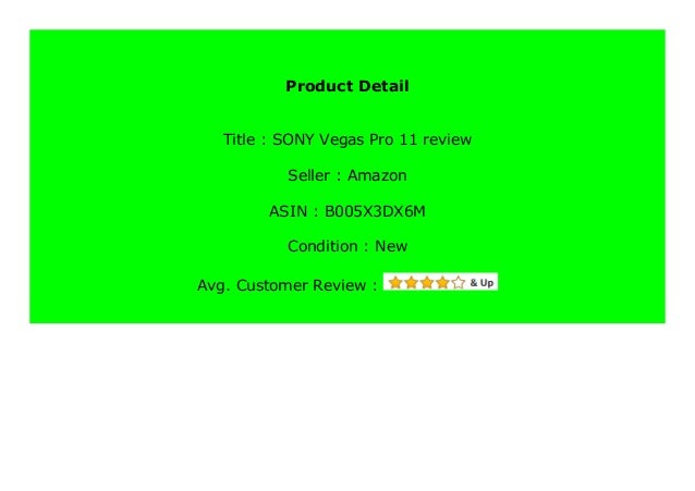 sony vegas pro 11 amazon sony vegas pro 11 amazon